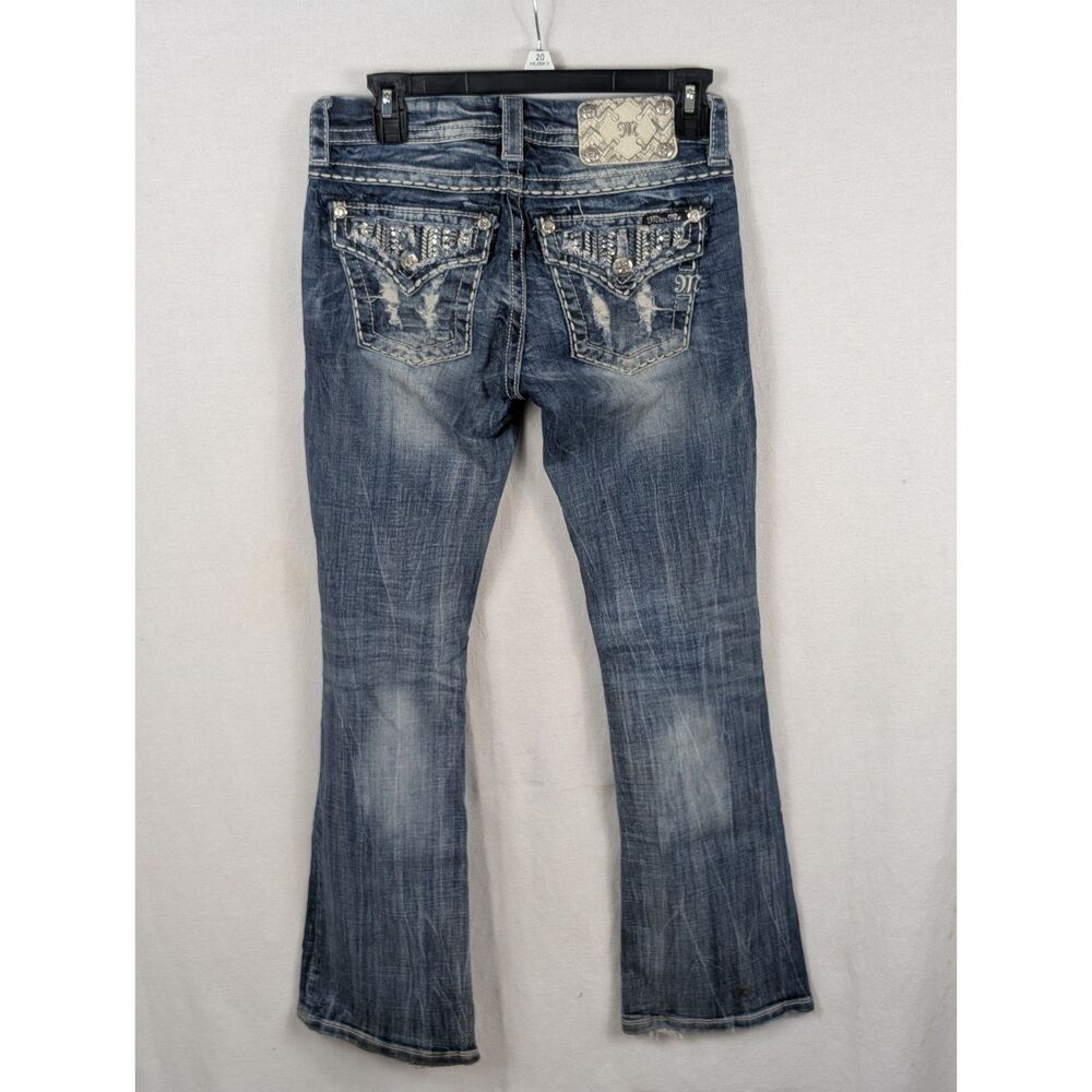 Miss Me Signature Rise Boot Jeans JE8055B4 Women's Size 26 - Picture 9 of 15